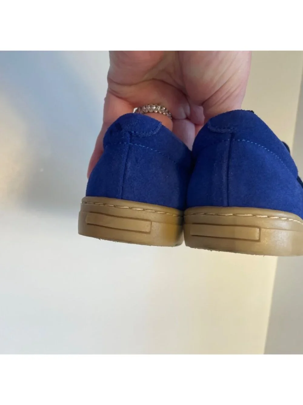Jacadi Blue Suede Sneakers, Size 3.5